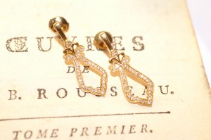 BO or jaune et diamants