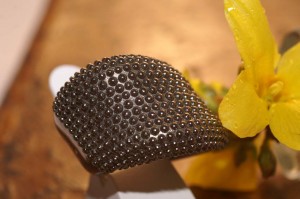 Bague DALIA argent noir